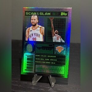 SS-2 Jalen Brunson 2025-26 Topps - Scan and Slam New York Knicks